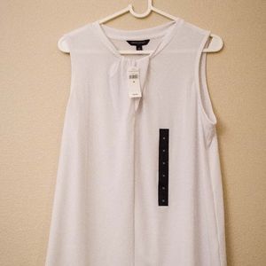 NEW Banana Republic white sleeveless shirt